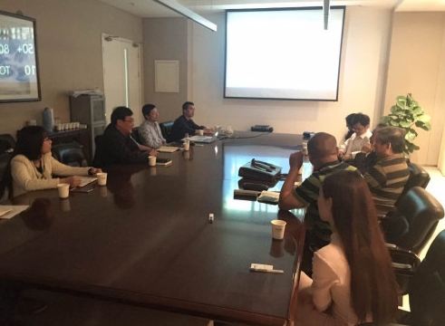 5月20日金壇分公司組織邀請(qǐng)金壇華城房產(chǎn)董事長到蘇州設(shè)計(jì)院考察